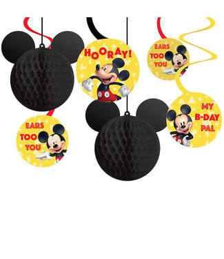 AMSCAN Mickey Mouse Forever Honeycomb Swirls