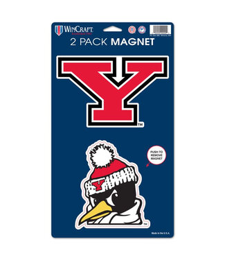 WINCRAFT Youngstown State Penguins 5"x9" Magnets - 2pk