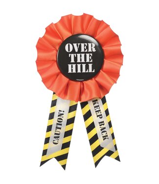 Over the Hill Construction Award Ribbon
