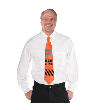 Over the Hill Construction Tape Tie