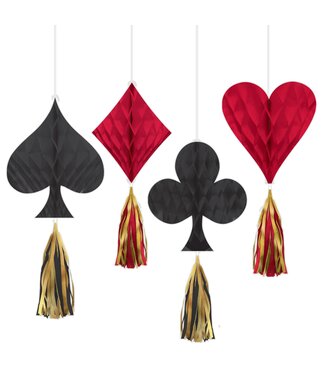 Casino Mini Honeycombs w/ Tassels