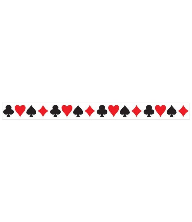 BEISTLE Card "Suit" Party Tape
