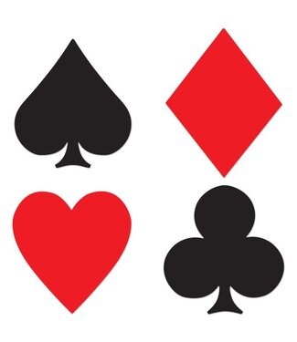 BEISTLE 4ct Card "Suit" Cutouts