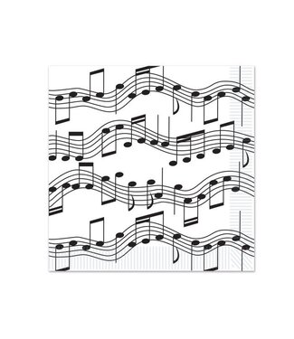 BEISTLE Musical Notes Beverage Napkins