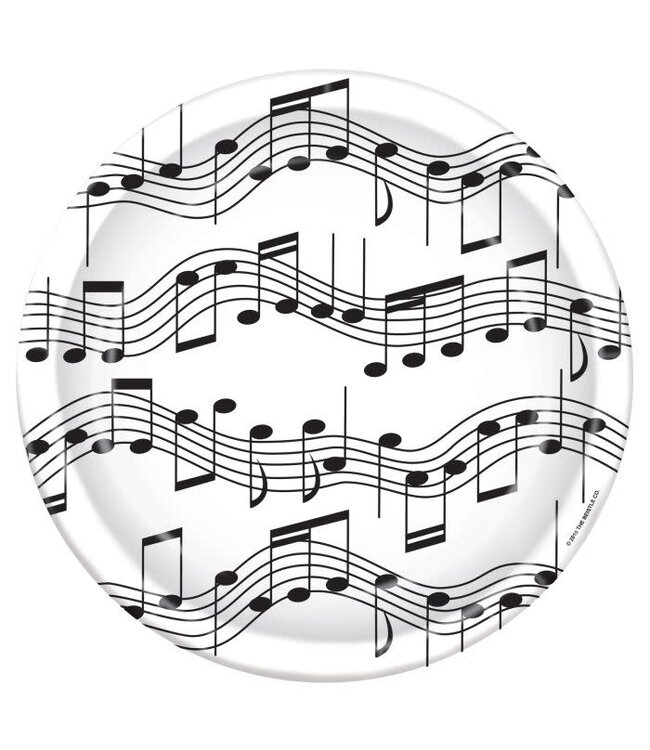 BEISTLE Musical Notes Plates