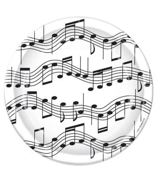 BEISTLE Musical Notes Plates-7in