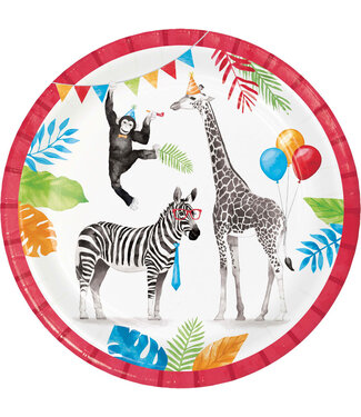 Creative Converting Party Animals Dinner Plates - 8ct