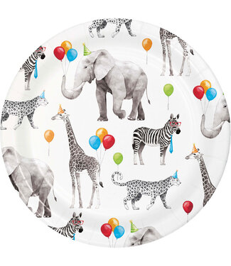 Creative Converting Party Animals Luncheon Plates - 8ct