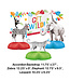 Creative Converting Party Animals 3D Centerpiece - 4ct