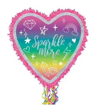 YA OTTA PINATA Glitter Pull String Sparkle Pinata