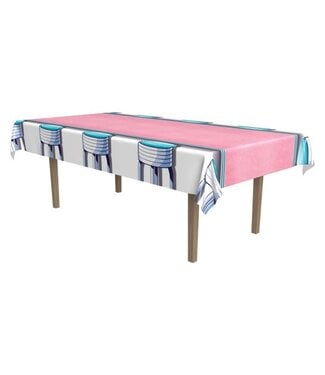 BEISTLE Soda Shop Stools Tablecover