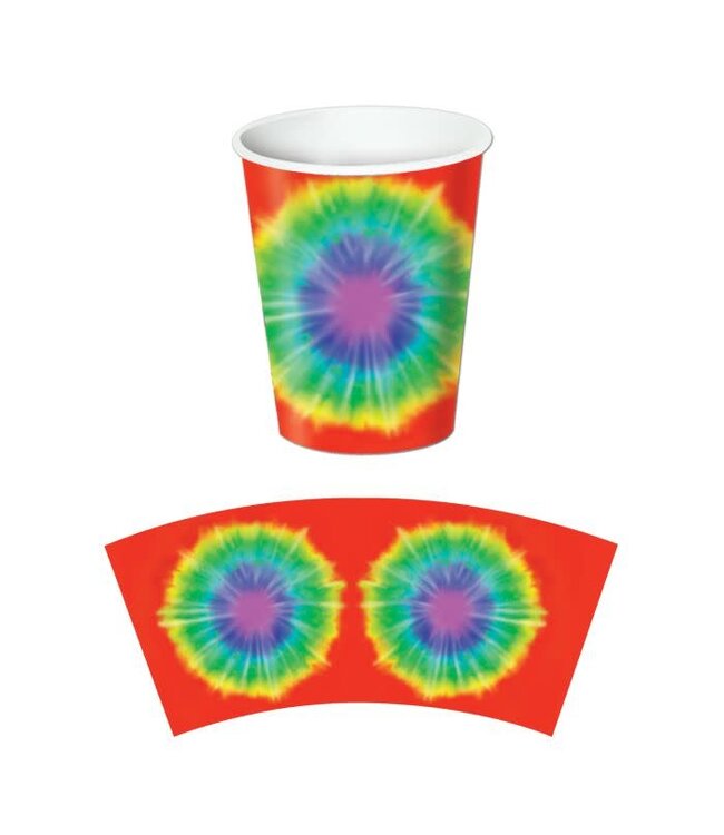 BEISTLE Tie-Dyed Beverage Cups