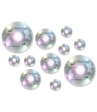 BEISTLE 20ct Disco Ball Cutouts