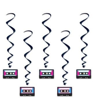 BEISTLE 5ct Cassette Tape Whirls