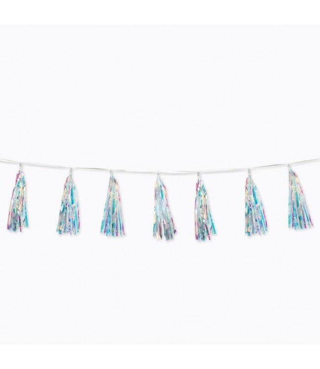 BEISTLE Iridescent Tassel Garland