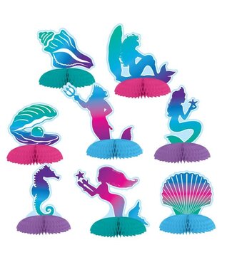 BEISTLE Mermaid Mini Centerpieces - 8ct
