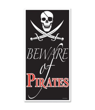 Beware Of Pirates Door Cover