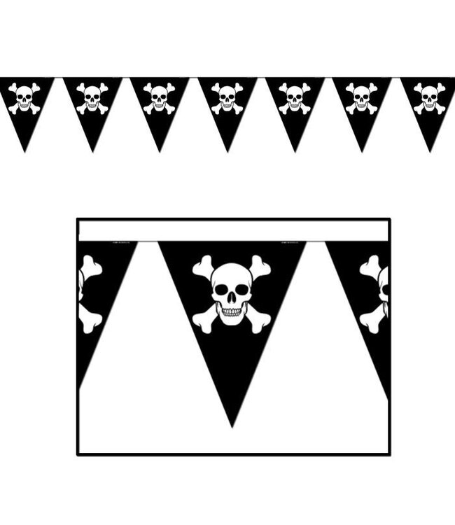 BEISTLE Jolly Roger Pennant Banner