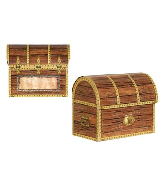 BEISTLE Pirate Treasure Chest Favor Boxes - 4ct