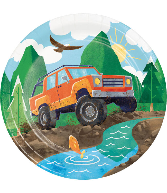 Creative Converting Outdoor Adventure Dinner Plates - 8ct