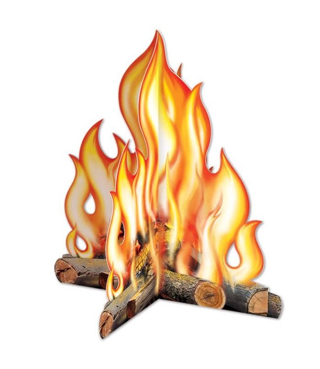 BEISTLE 3-D Campfire Centerpiece