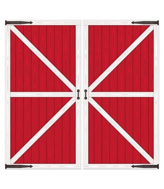 BEISTLE Red Barn Door Props