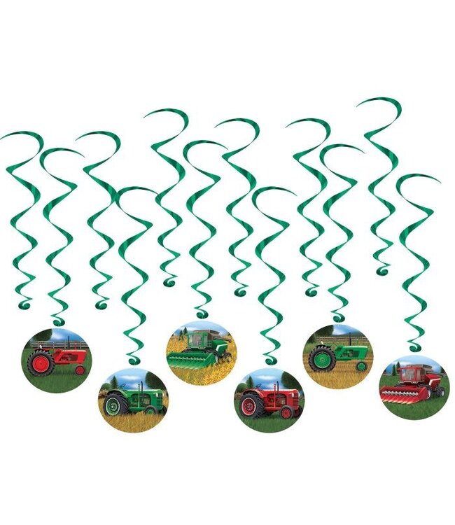 BEISTLE Tractor Whirls-12ct