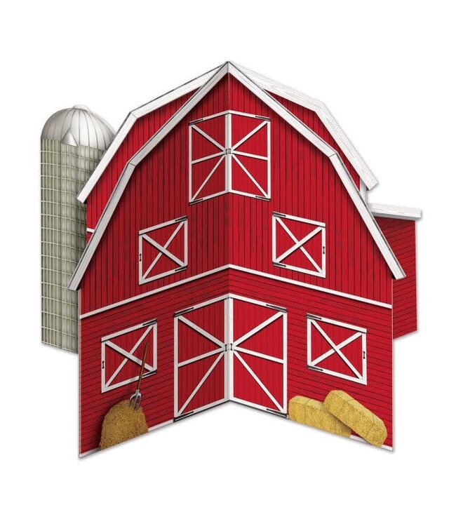 BEISTLE 3-D Barn Centerpiece