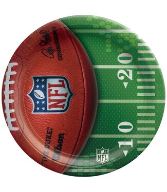 NFL Drive - Silver 7" Round Plates