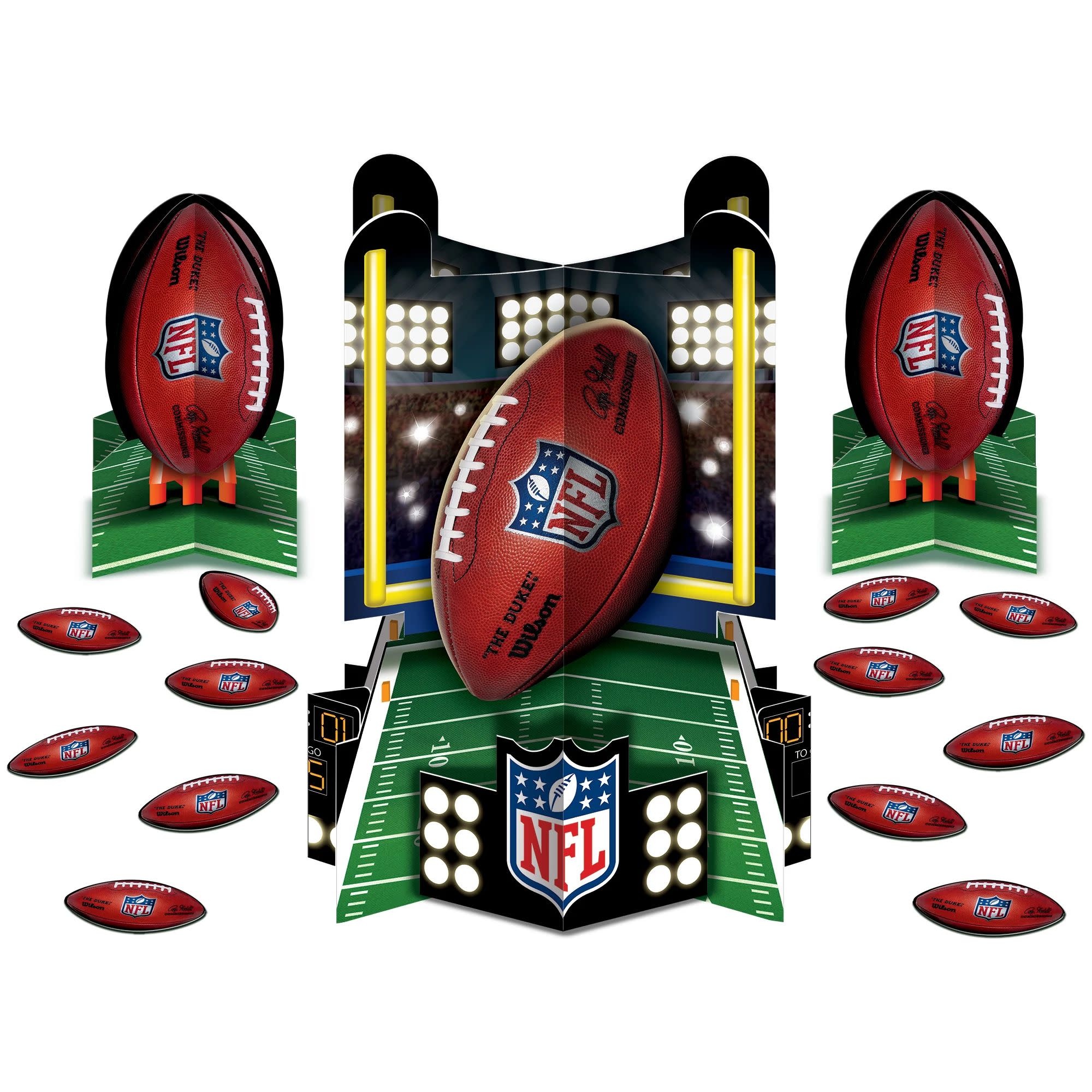 NFL Drive - Silver Table Decorating Kit - Party On!