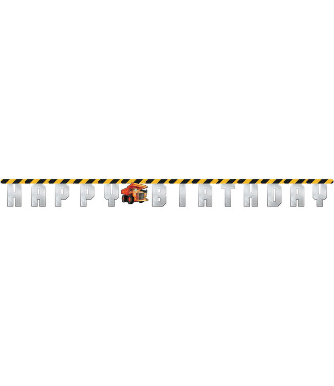 Creative Converting Big Dig Construction Joint Banner