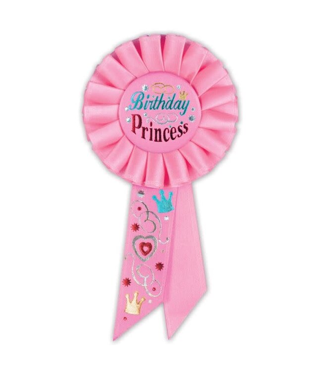 BEISTLE Birthday Princess Rosette