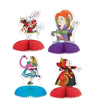 Alice In Wonderland Mini Centerpieces-4ct