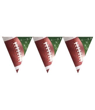 Football Plastic Pennant Banner