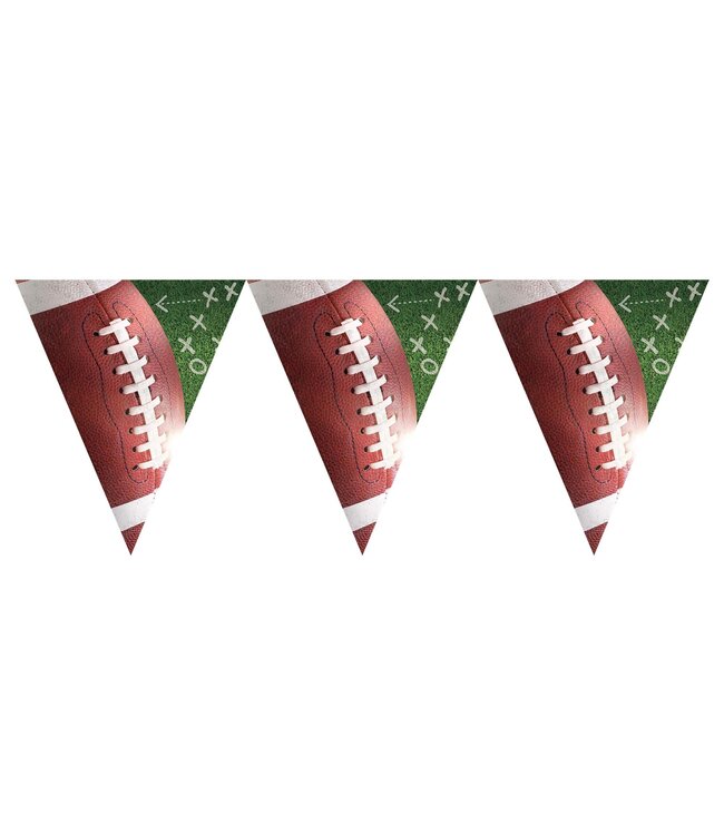 Football Plastic Pennant Banner