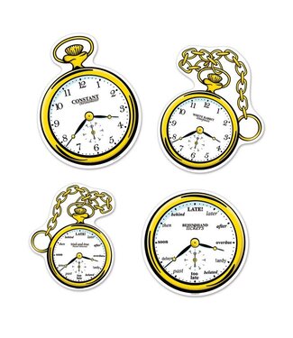 Clock Cutouts-4ct