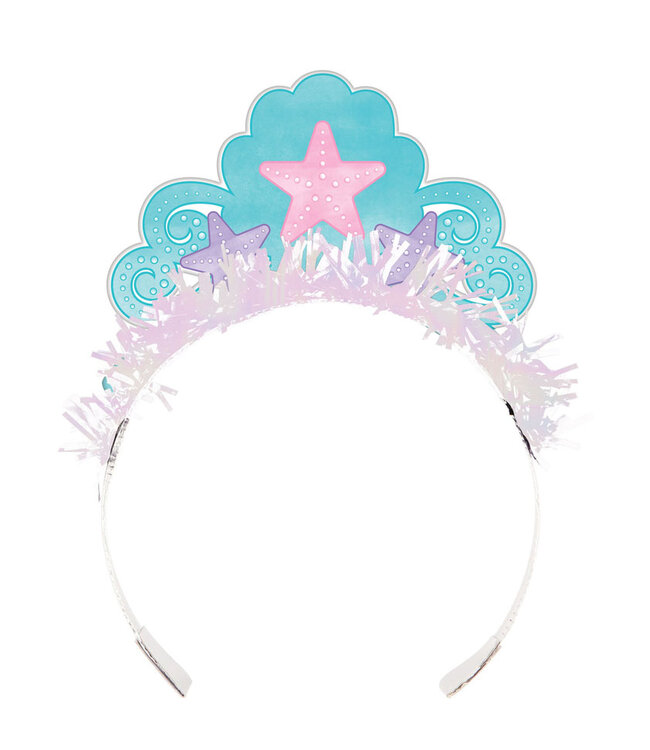 Creative Converting Mermaid Shine Tiara - 8ct