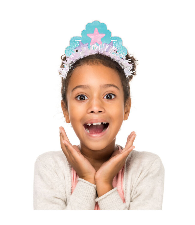 Creative Converting Mermaid Shine Tiara - 8ct