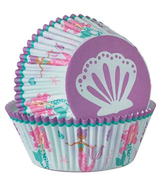 48ct Shimmering Mermaids Baking Cups