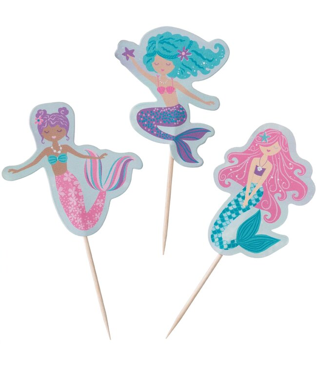Shimmering Mermaids Picks - 24ct