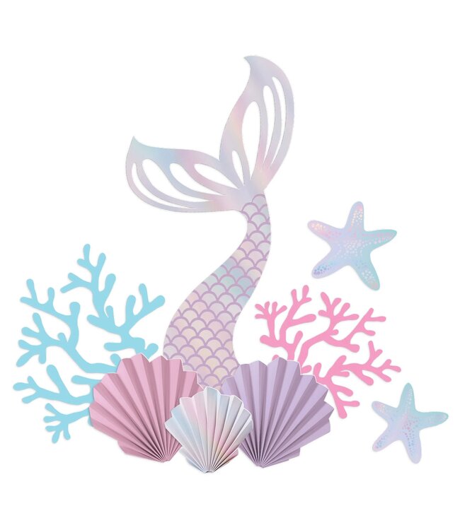 Shimmering Mermaids Wall Decorating Kit