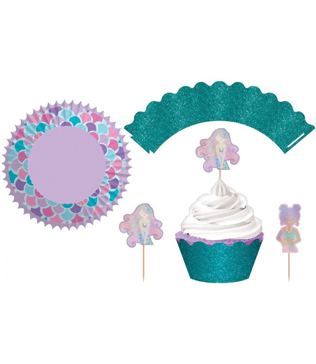 Shimmering Mermaids Cupcake Kit