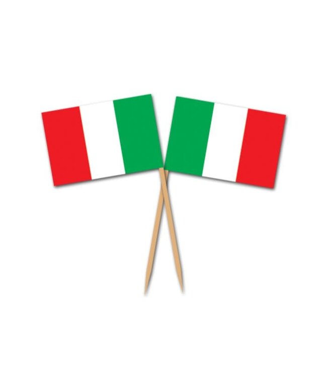 BEISTLE Italian Flag Picks-50ct