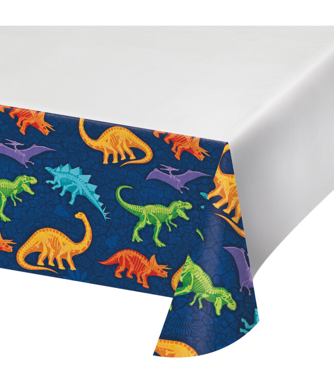 Creative Converting Dino Dig Plastic Table Cover