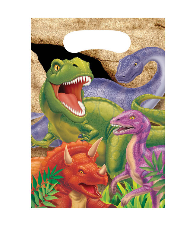 Creative Converting Dino Blast Loot Bags - 8ct