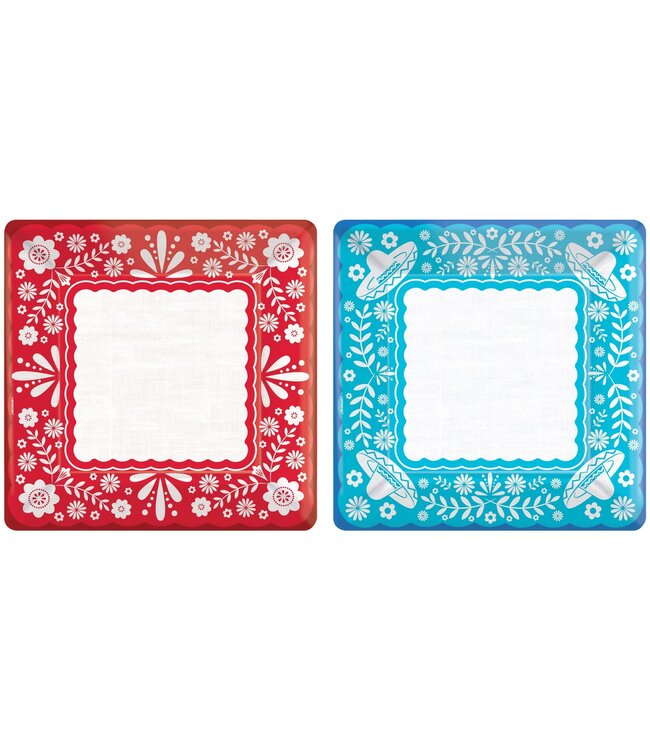 Viva la Party 10" Square Dinner Plates