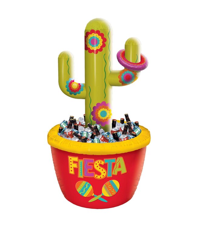 Inflatable Cactus Cooler and Ring Toss Game