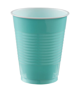 Robin's Egg Blue 18 oz. Plastic Cups - 50ct