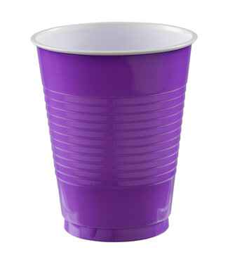 New Purple 18 oz. Plastic Cups - 50ct