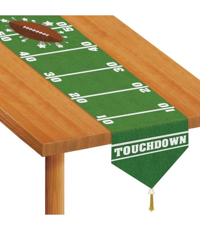 BEISTLE Printed Game Day Football Table Runner